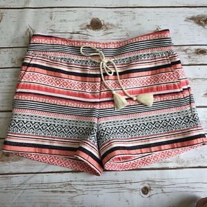 Ann Taylor Loft Riviera Short Coral Tassels 00